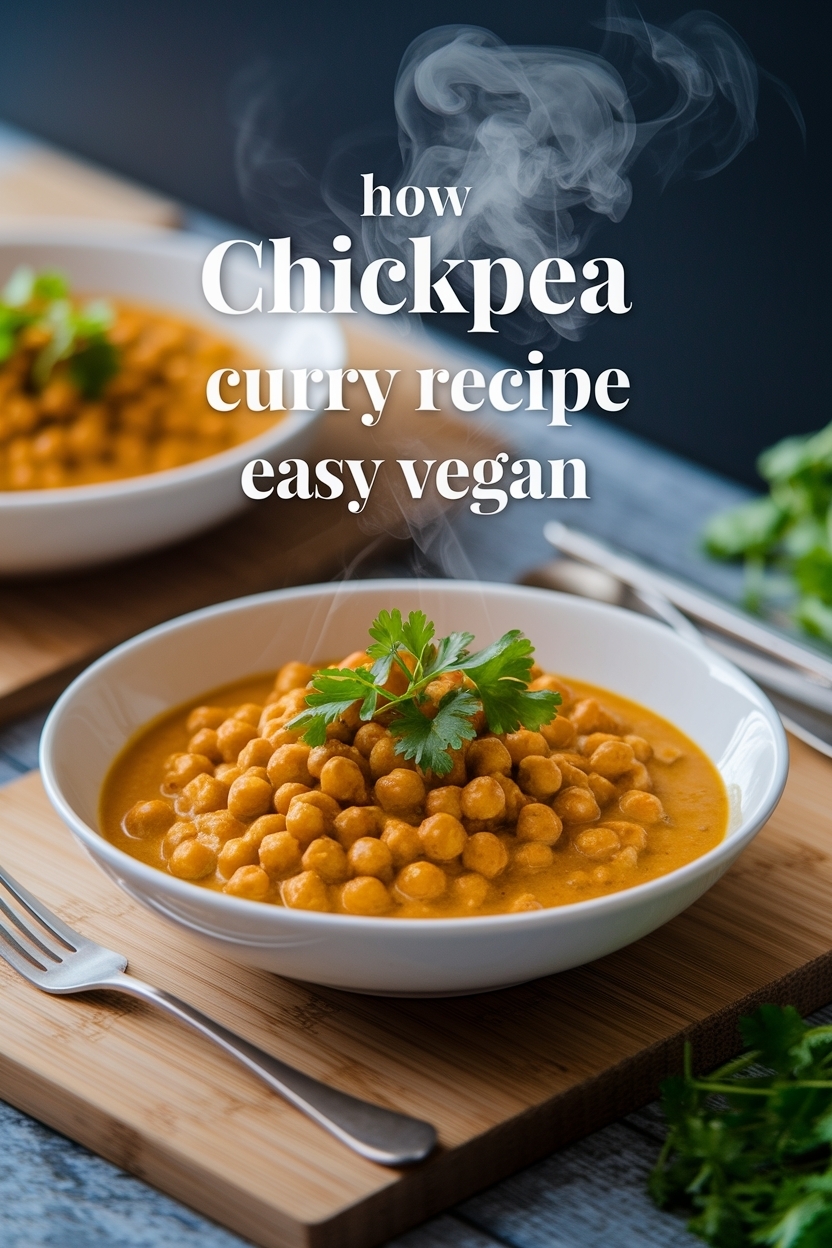 chickpea curry recipe easy vegan