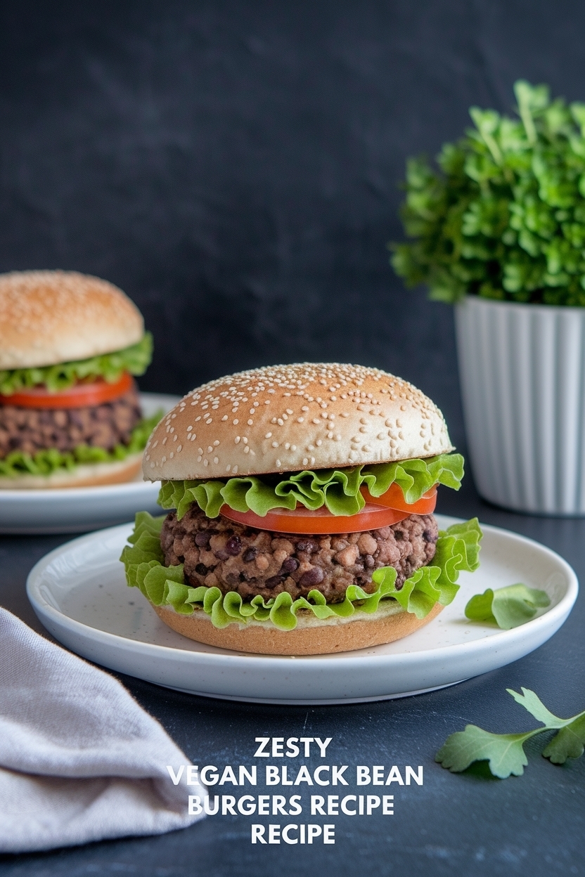 vegan black bean burgers recipe