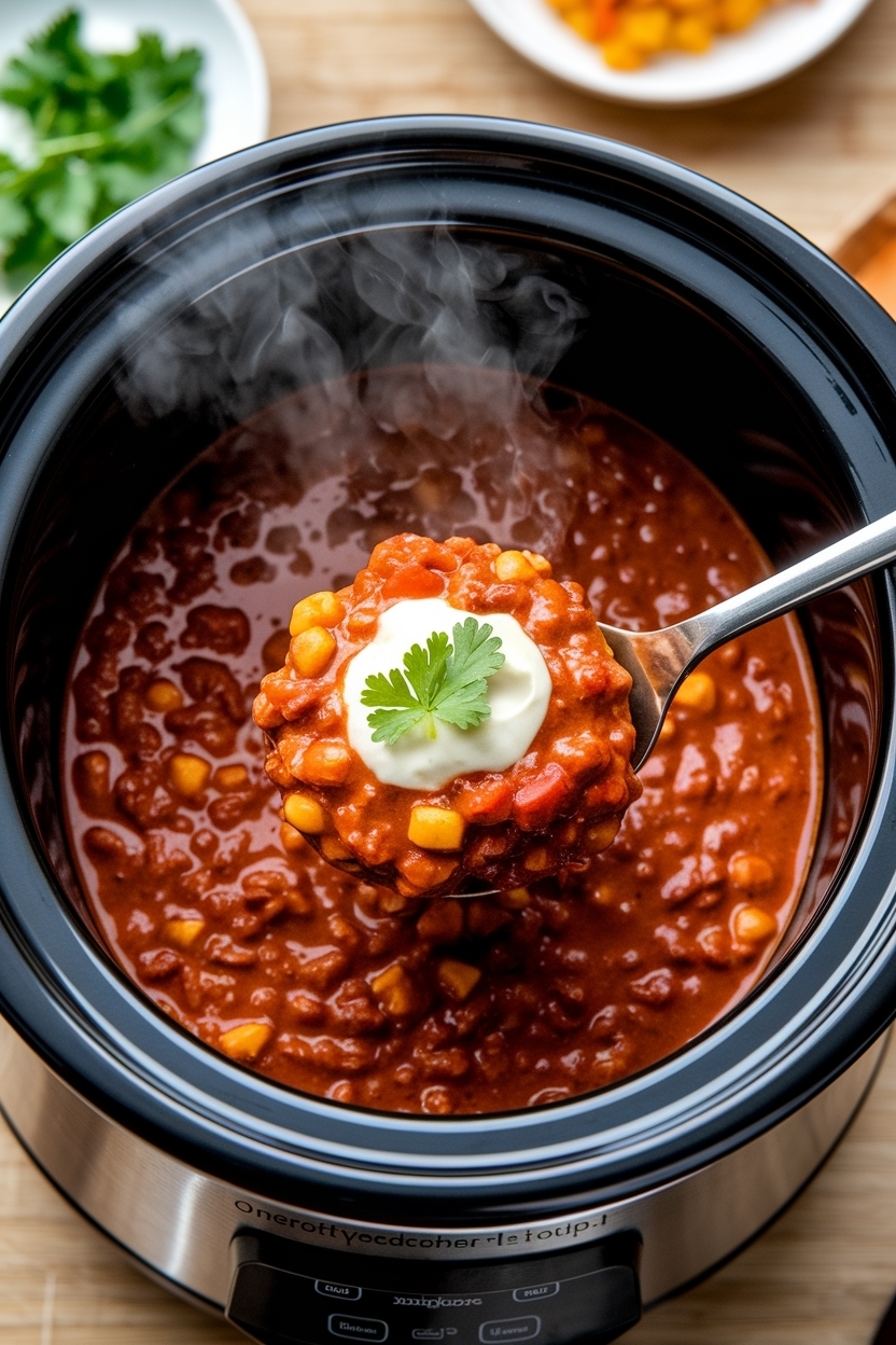 vegetarian chili recipe slow cooker