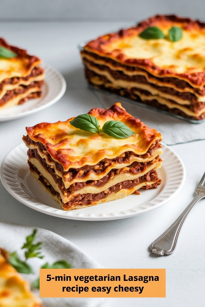 vegetarian lasagna recipe easy cheesy