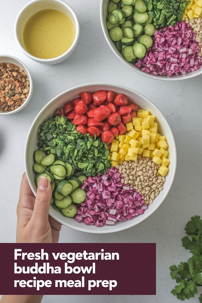 vegetarian buddha bowl recipe meal prep