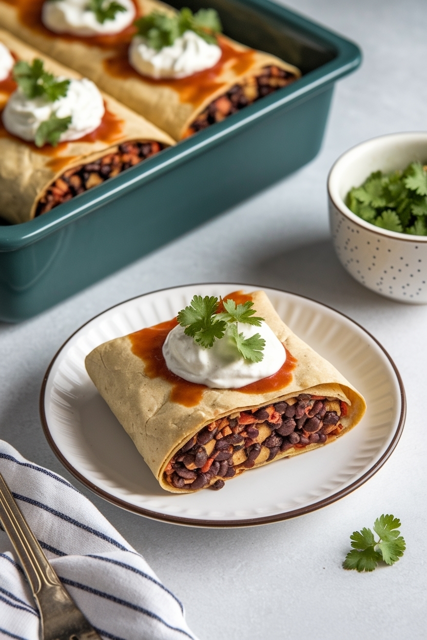 vegetarian enchiladas recipe black bean