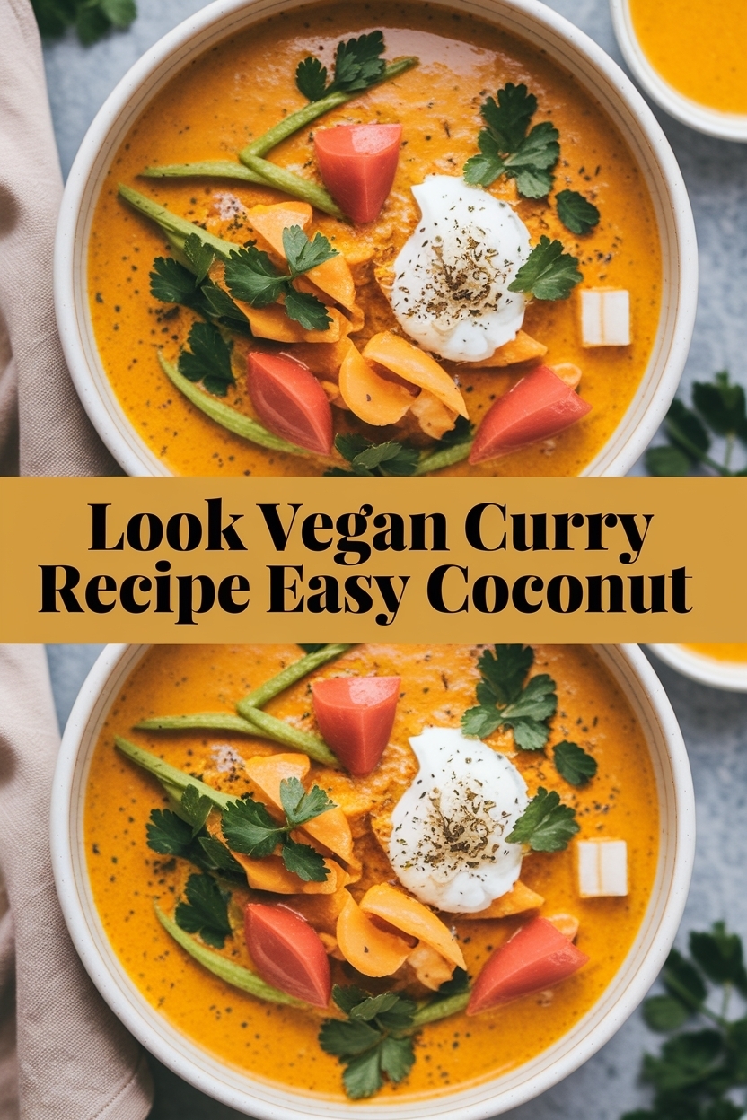 vegan curry recipe easy coconut