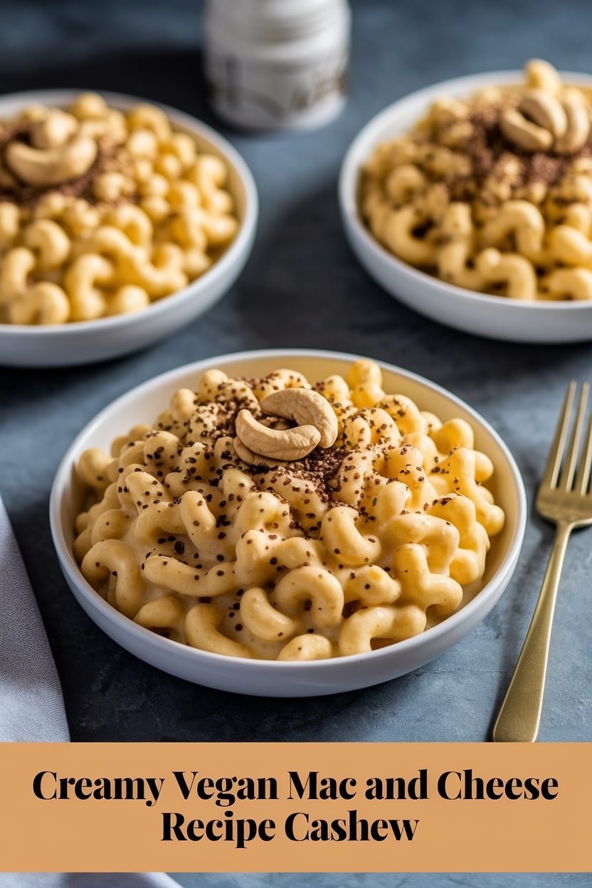 vegan mac and cheese recipe cashew