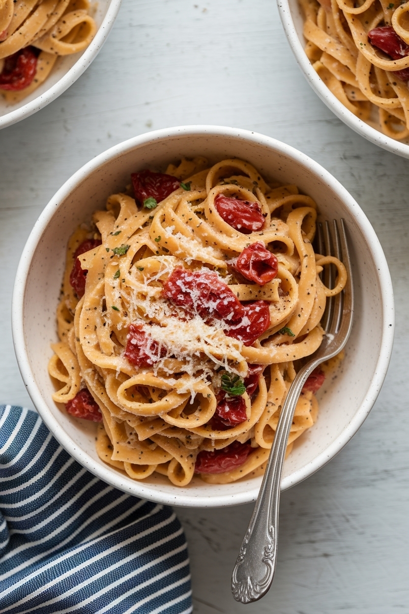 creamy sun dried tomato pasta recipe