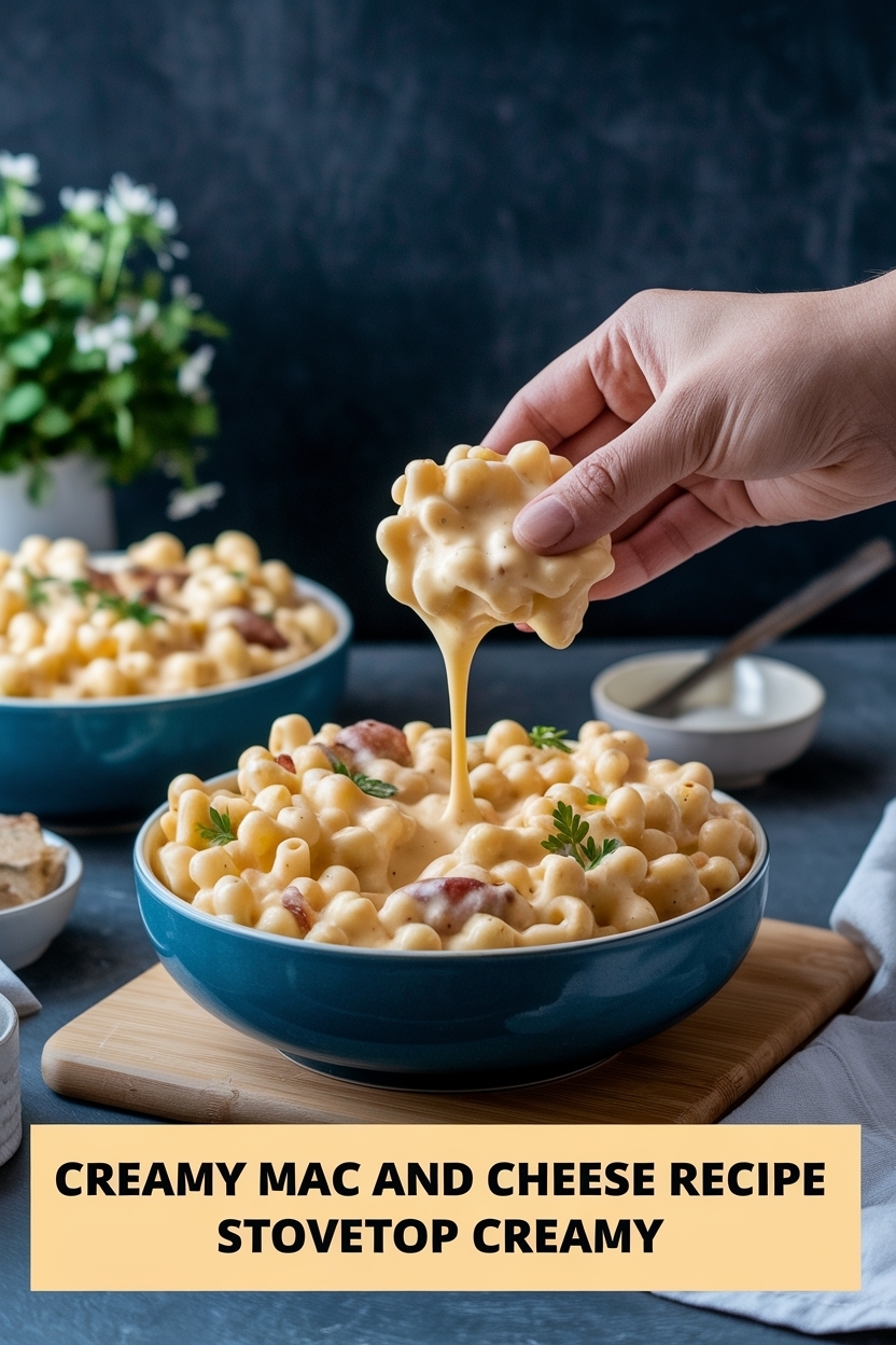 mac and cheese recipe stovetop creamy