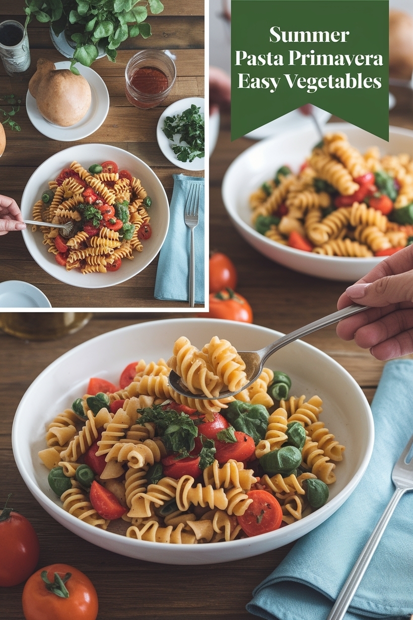 pasta primavera recipe easy vegetables