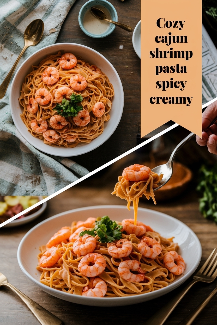 cajun shrimp pasta recipe spicy creamy