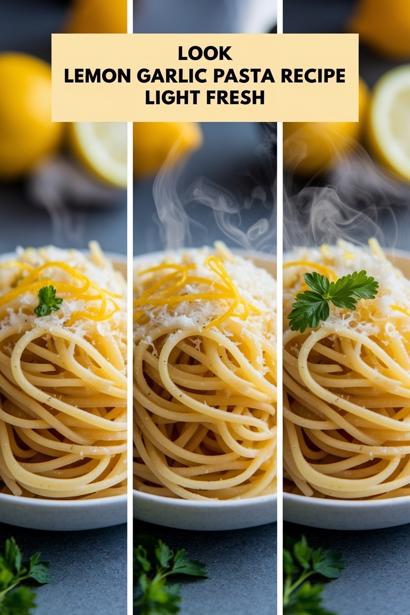 lemon garlic pasta recipe light fresh