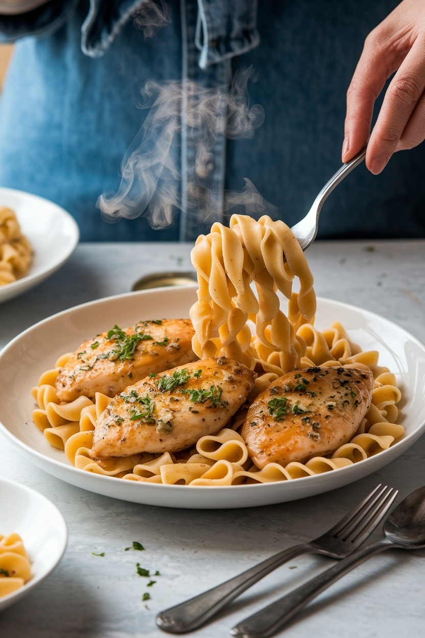 chicken piccata pasta recipe easy