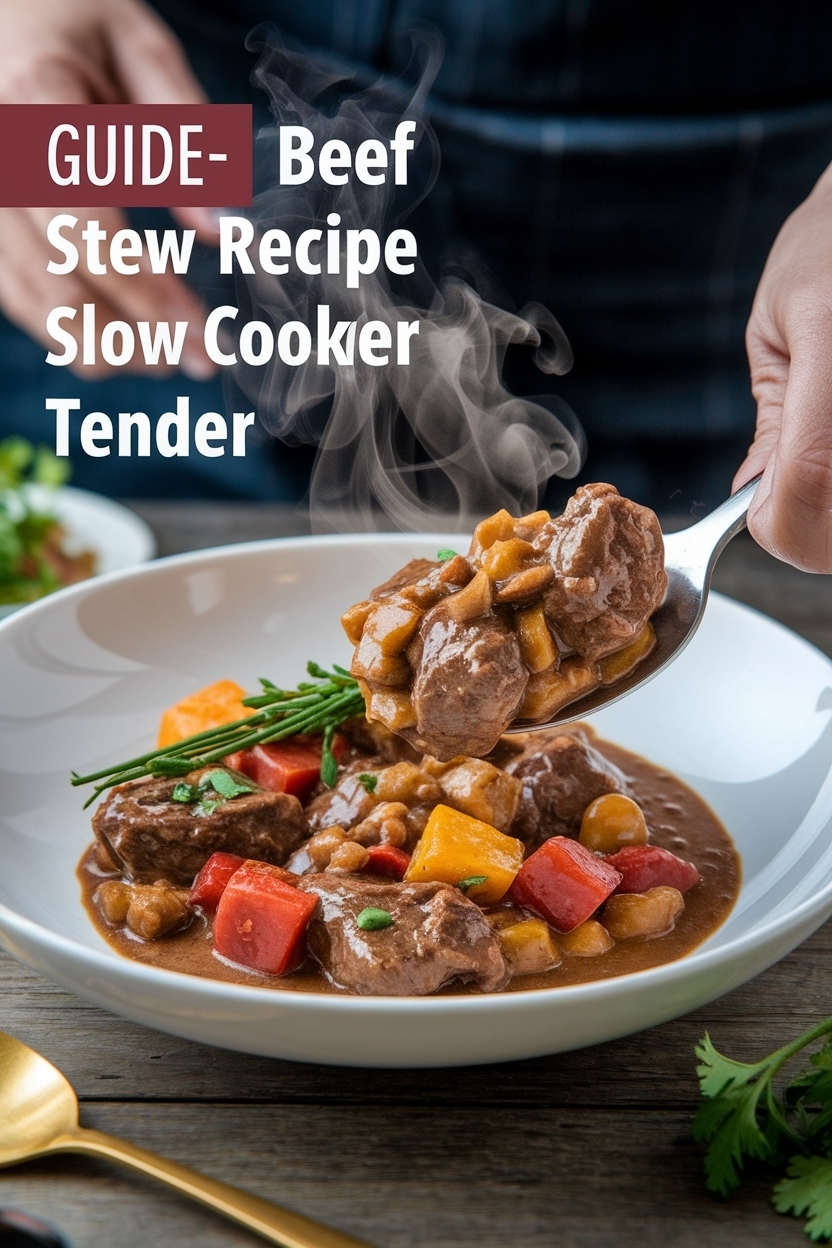 beef stew recipe slow cooker tender