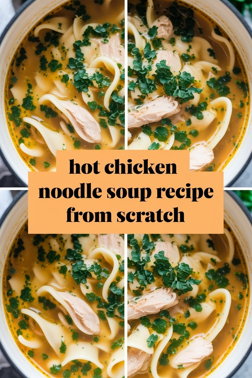chicken noodle soup recipe from scratch