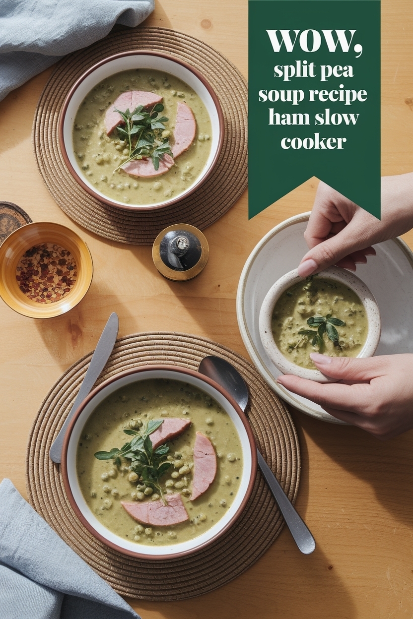 split pea soup recipe ham slow cooker
