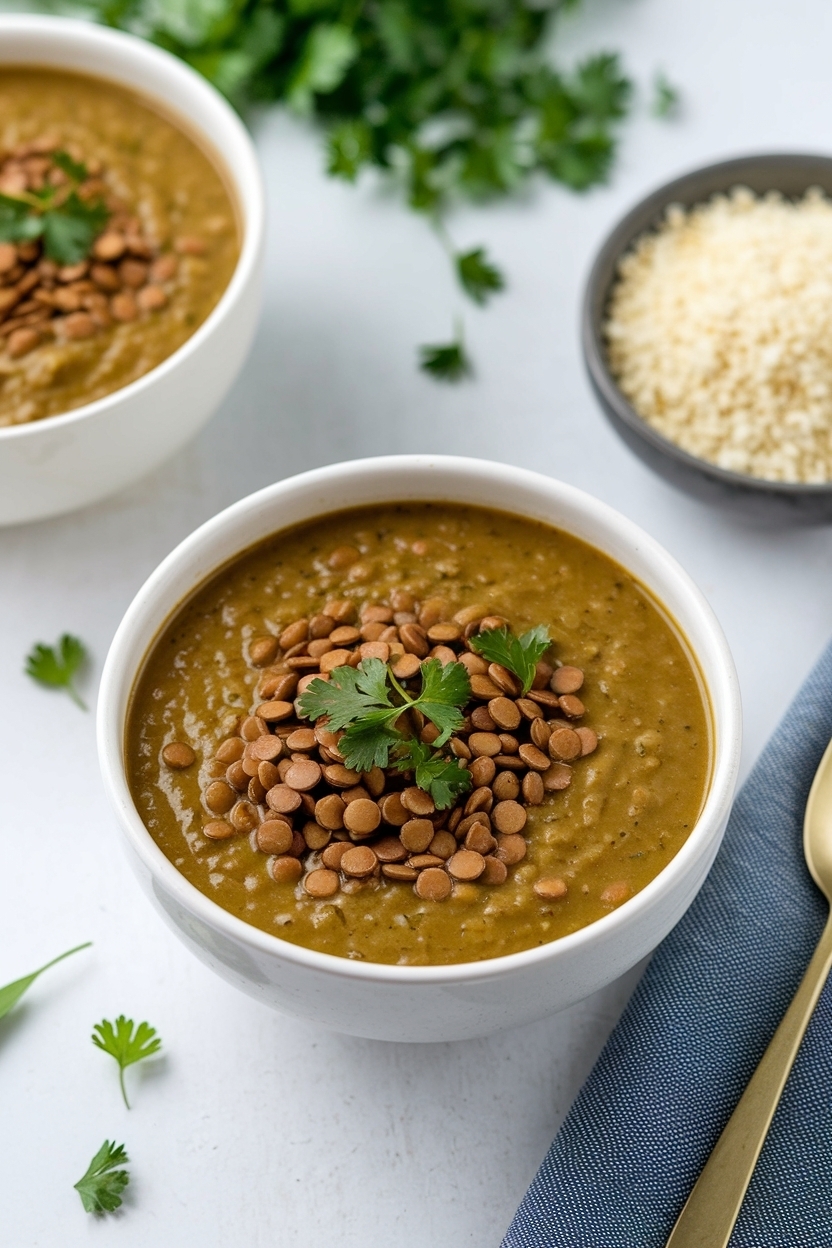 lentil soup recipe easy vegan healthy