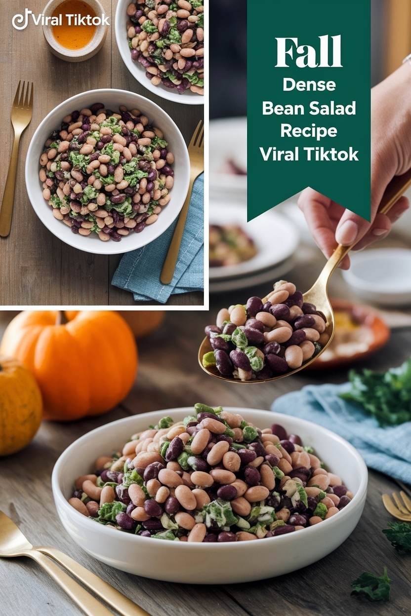 dense bean salad recipe viral tiktok