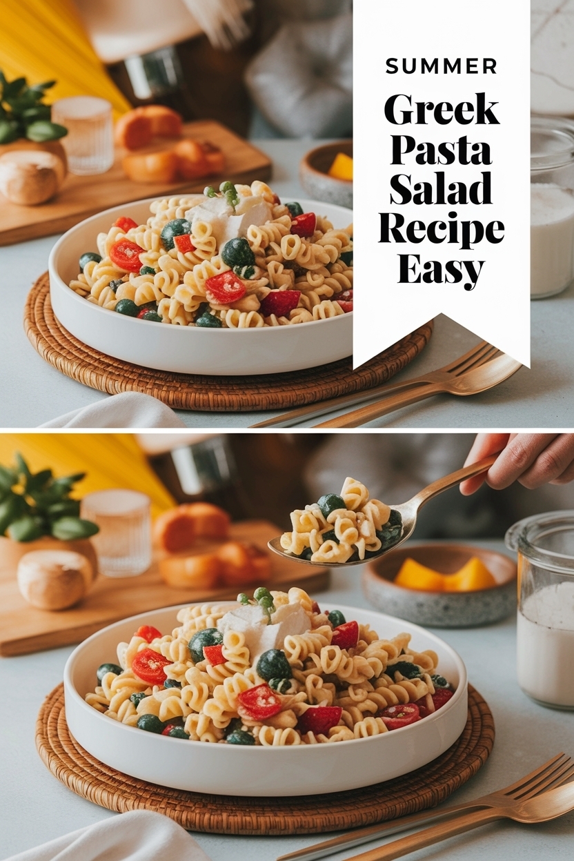 greek pasta salad recipe easy