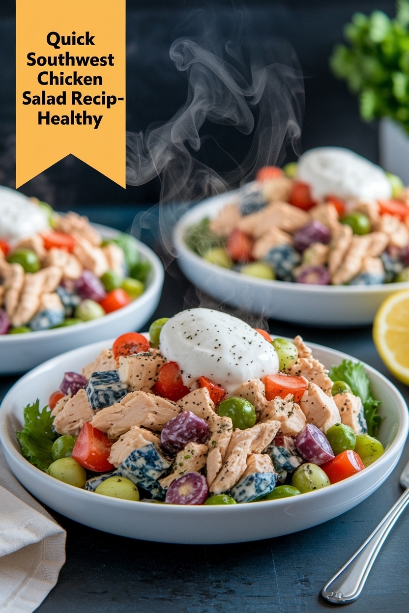 southwest chicken salad recipe healthy