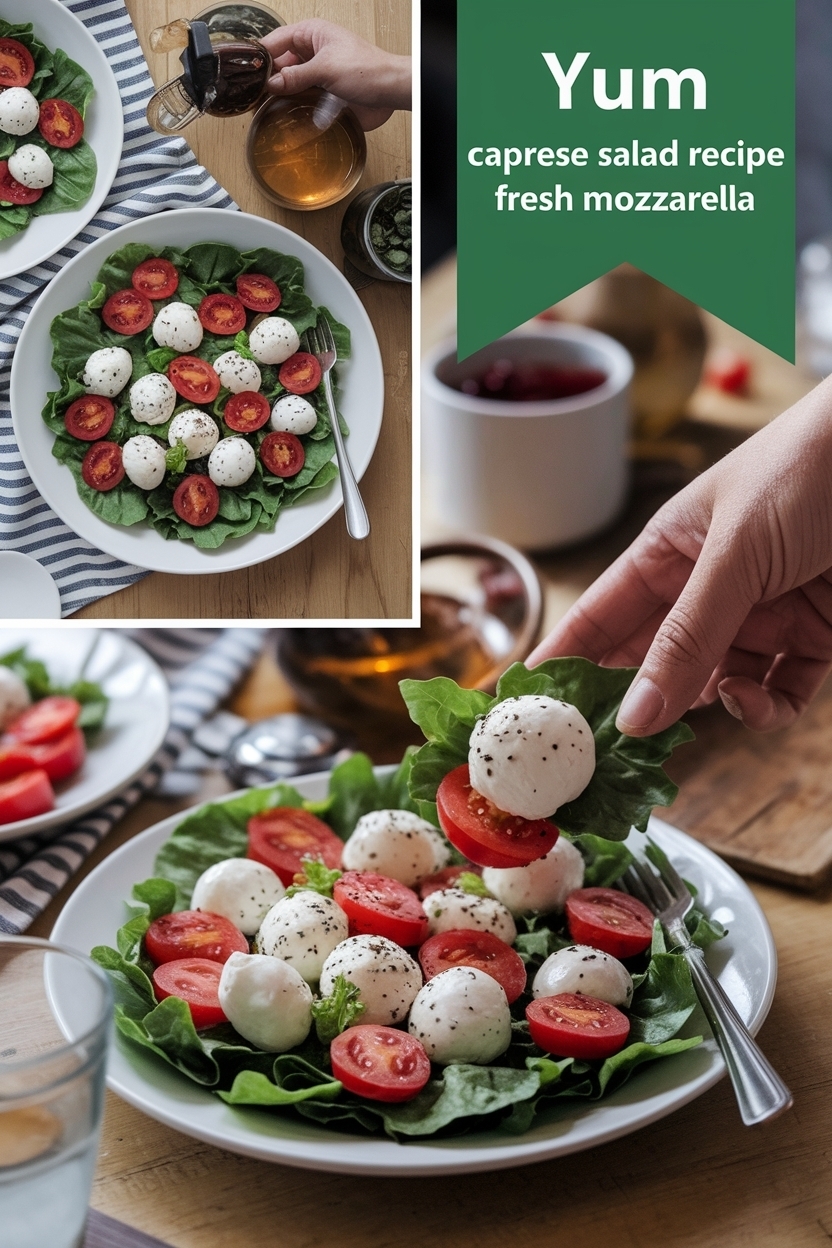 caprese salad recipe fresh mozzarella