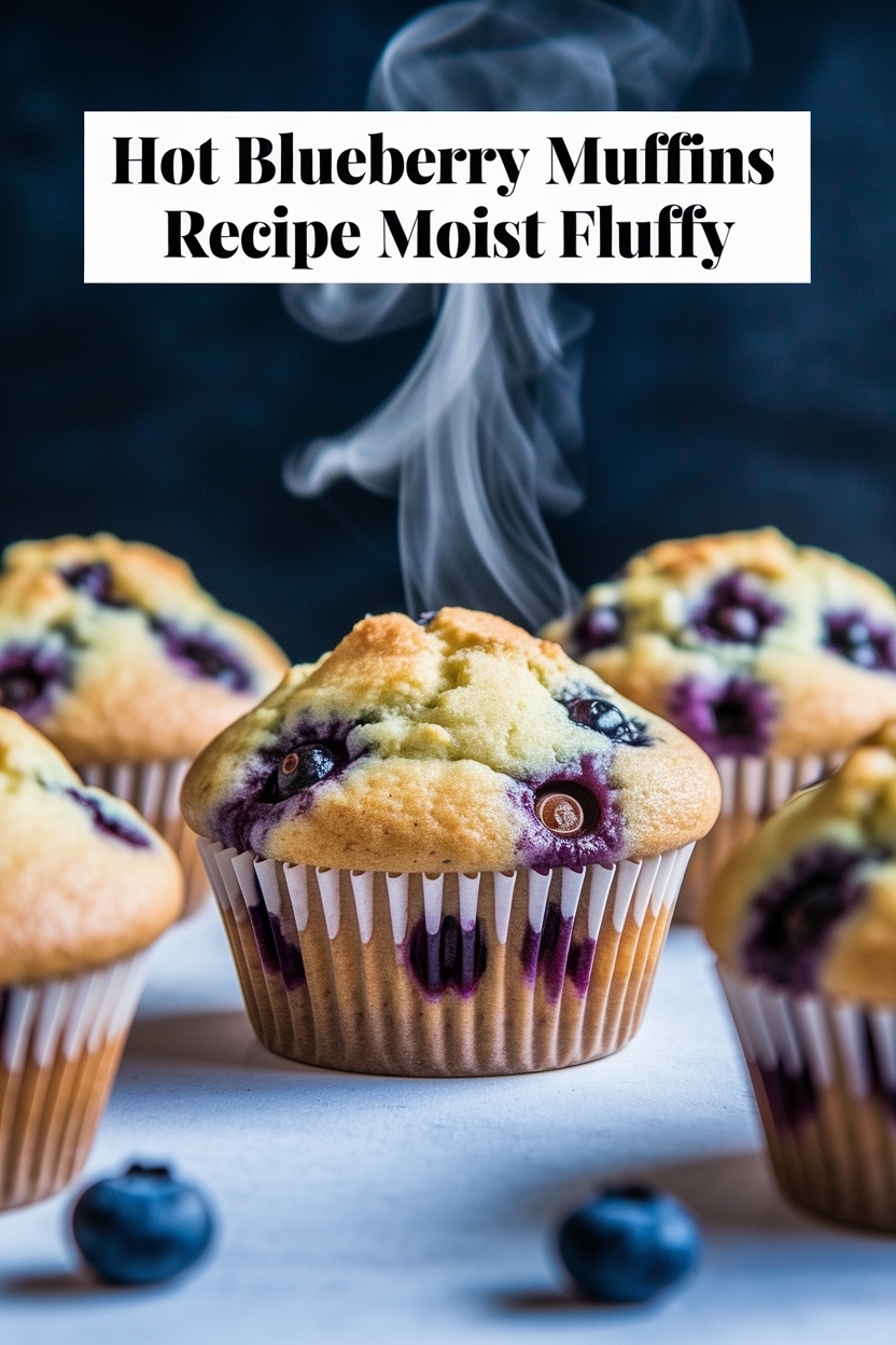 blueberry muffins recipe moist fluffy
