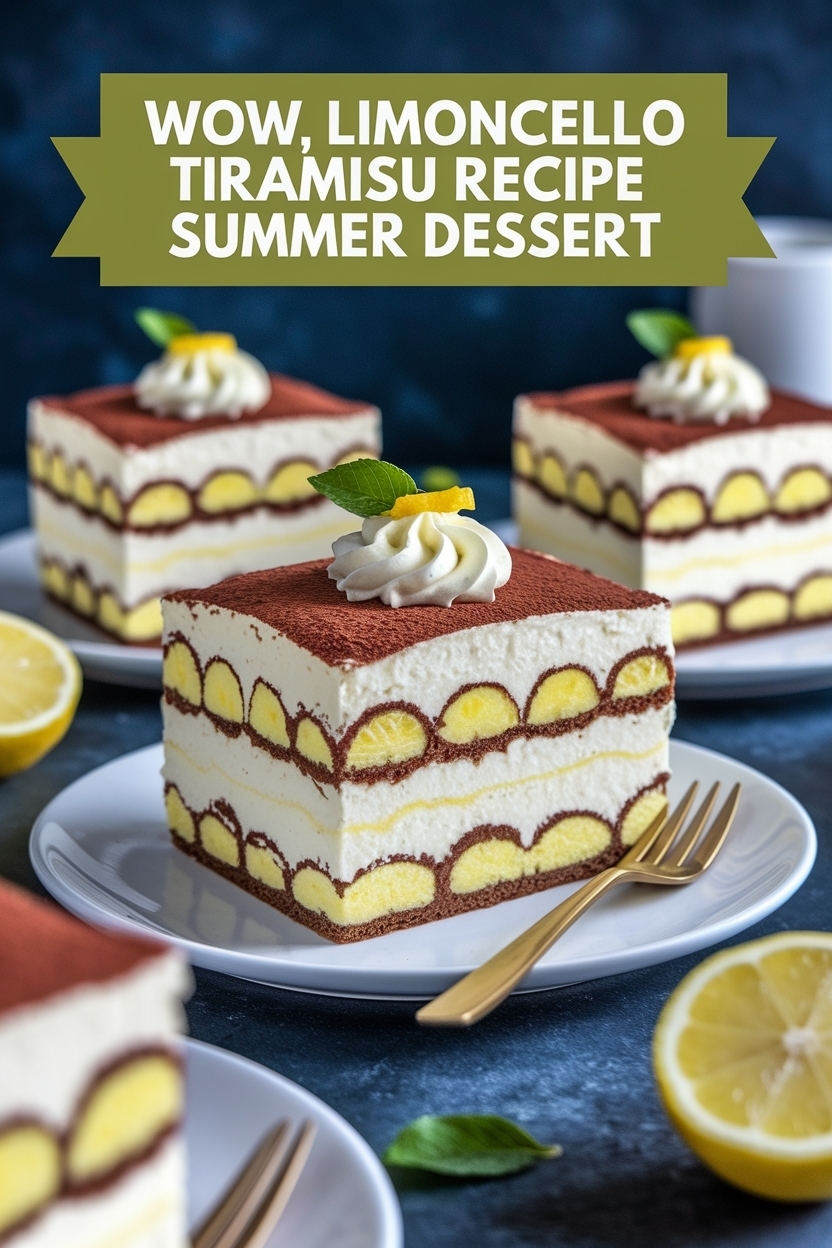 limoncello tiramisu recipe summer dessert