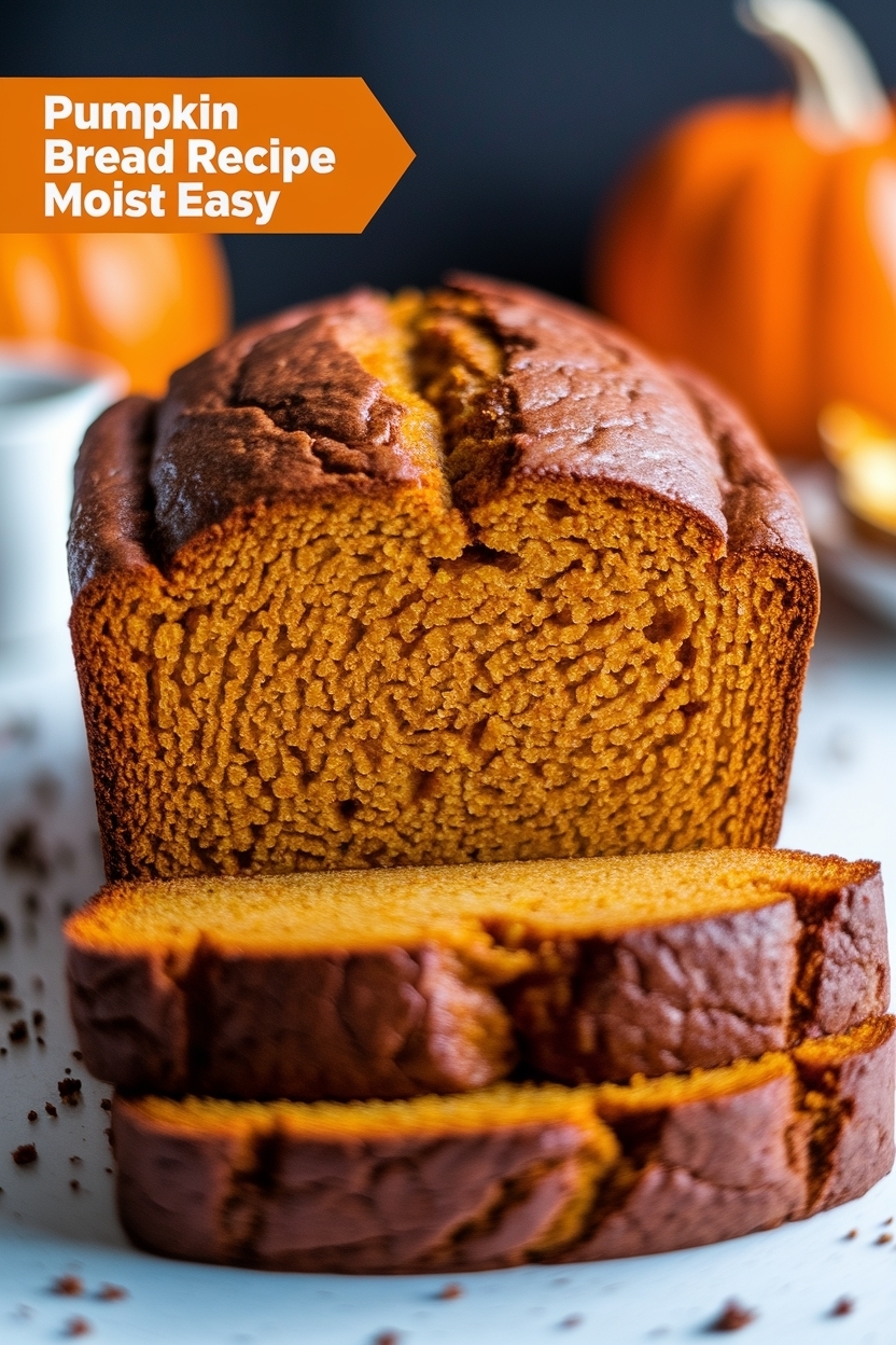 pumpkin bread recipe moist easy