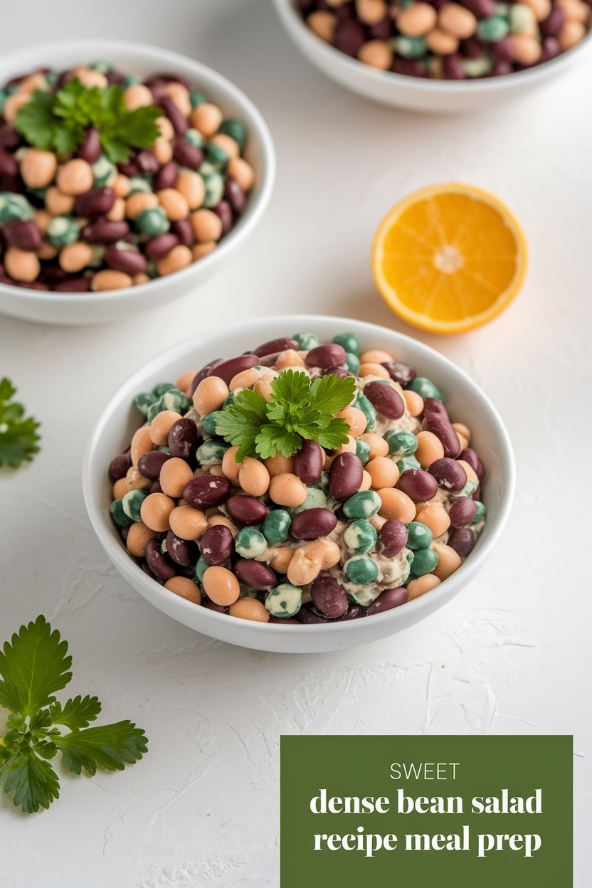 dense bean salad recipe meal prep