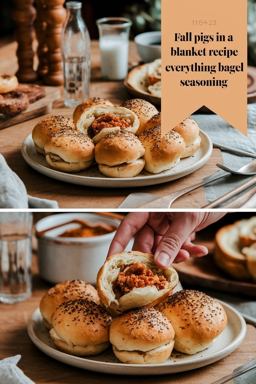 pigs in a blanket recipe everything bagel seasoning