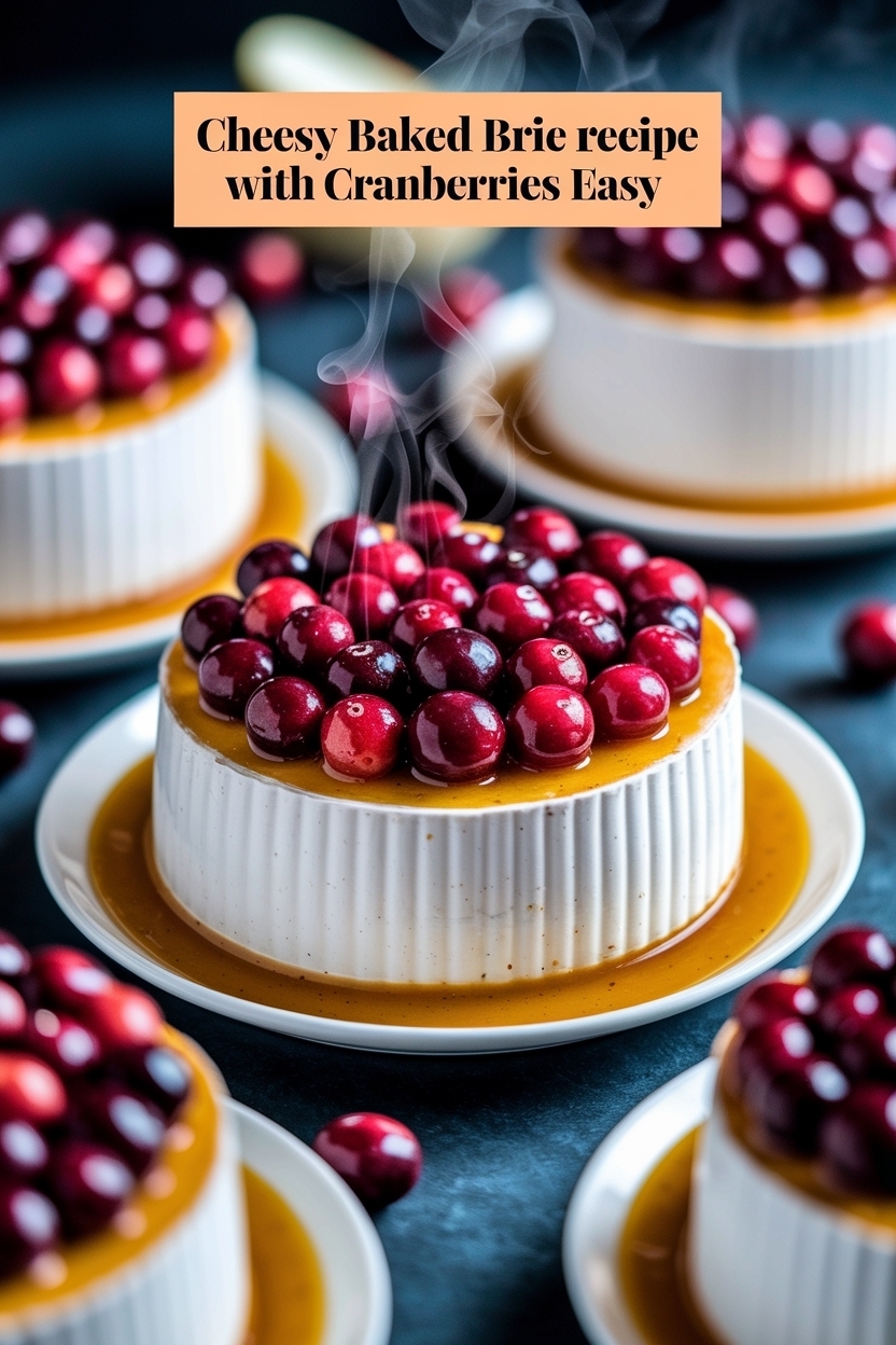 baked brie recipe with cranberries easy