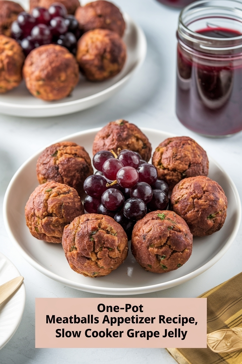 meatballs appetizer recipe slow cooker grape jelly