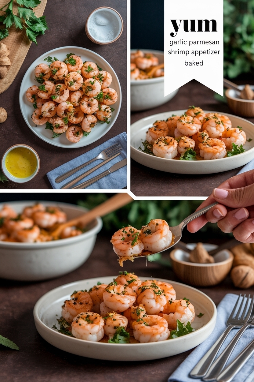 garlic parmesan shrimp appetizer baked