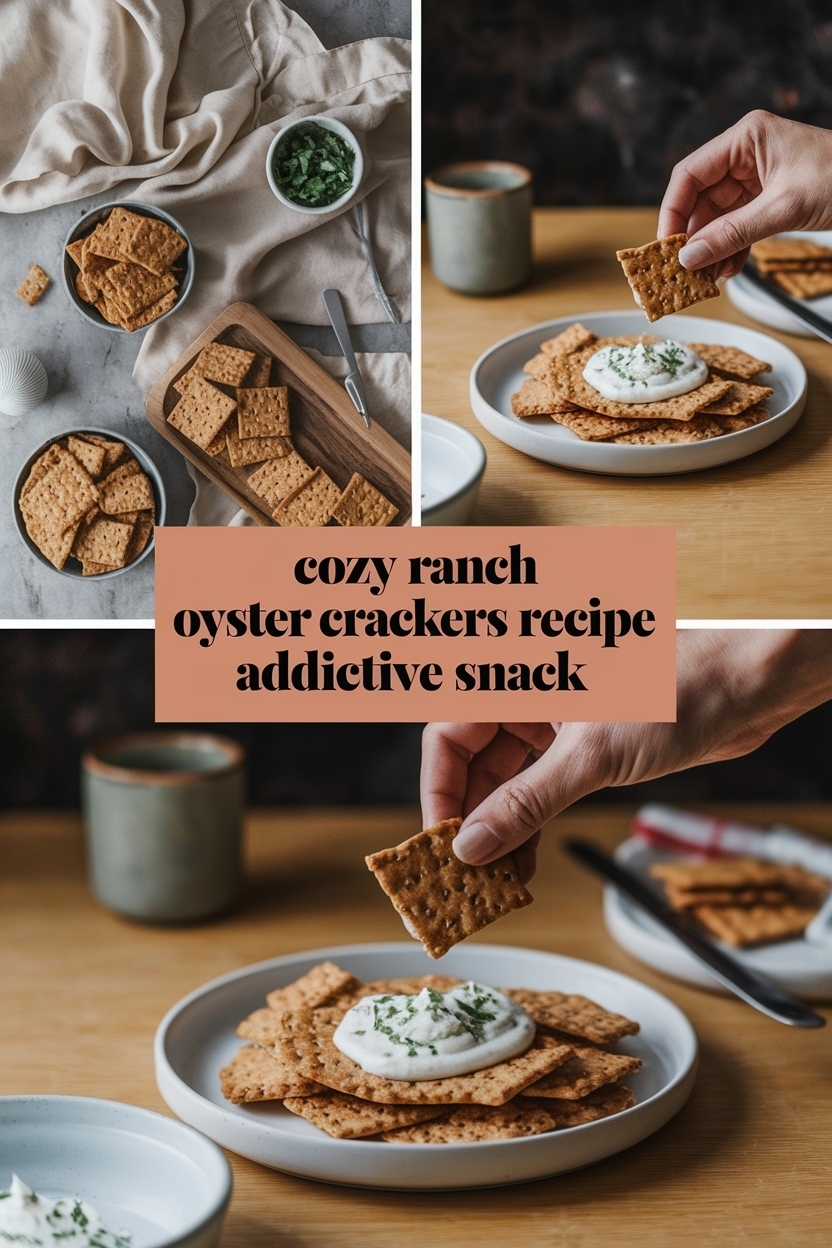 ranch oyster crackers recipe addictive snack