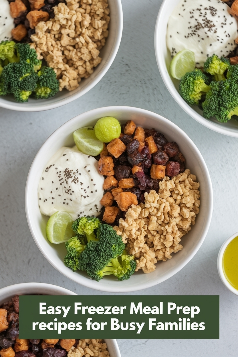 freezer meal prep recipes for busy families
