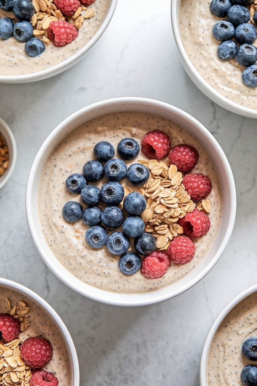 overnight oats meal prep recipe 5 ways