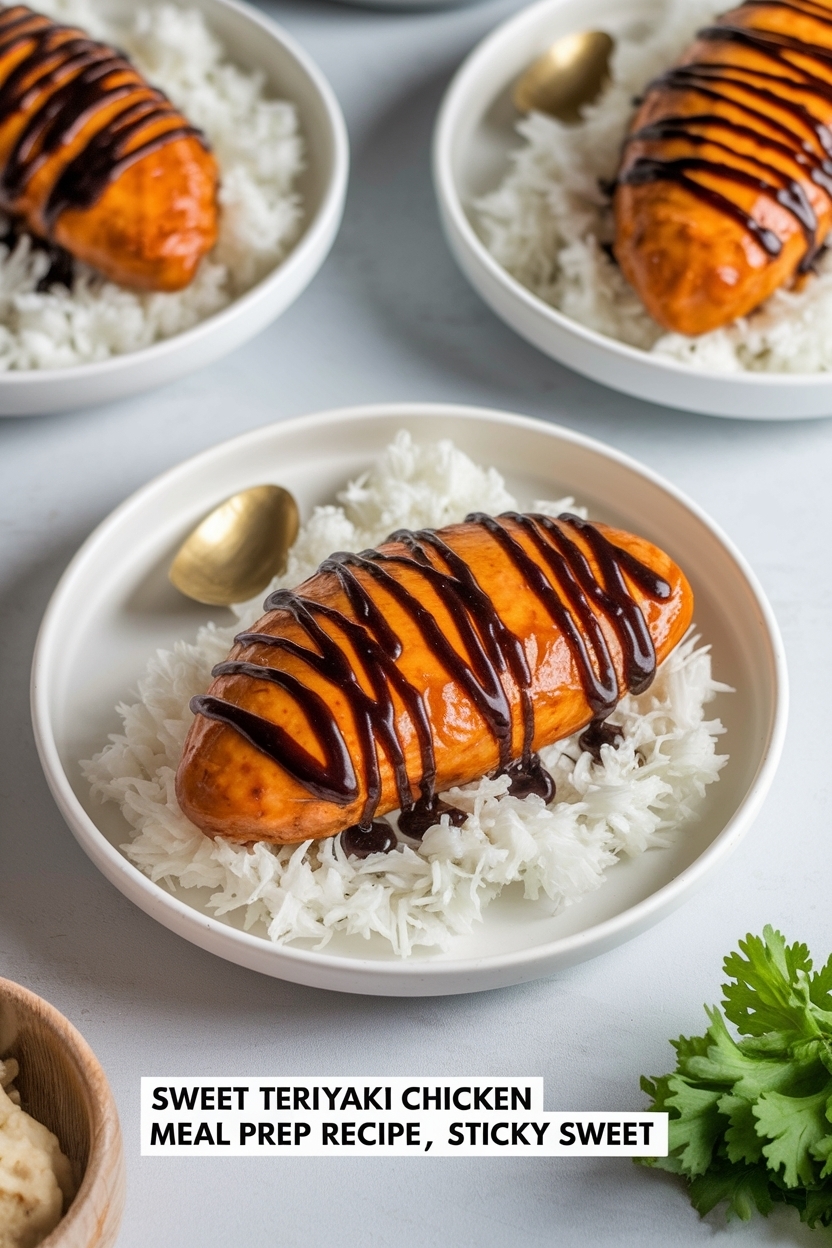 teriyaki chicken meal prep recipe sticky sweet