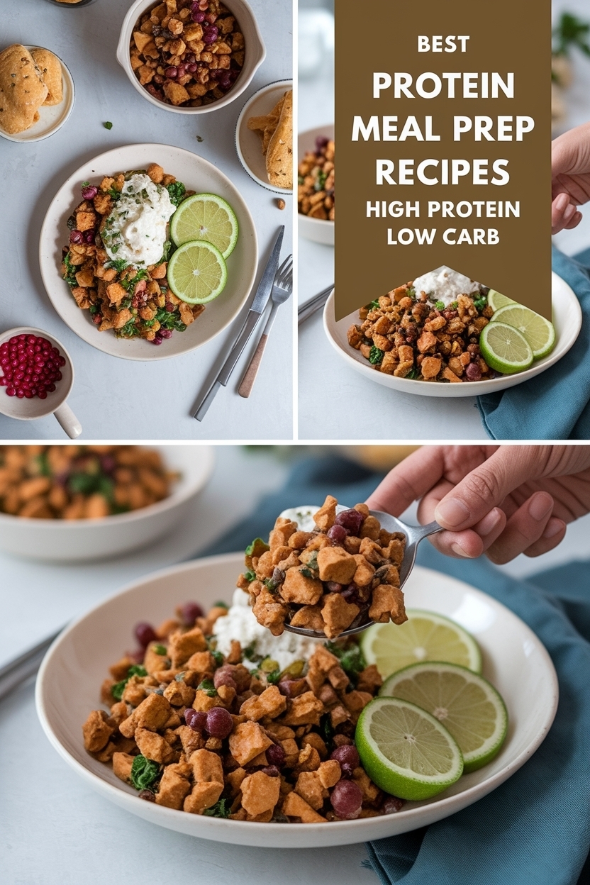 protein meal prep recipes high protein low carb