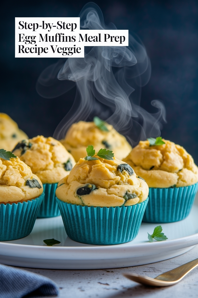egg muffins meal prep recipe veggie
