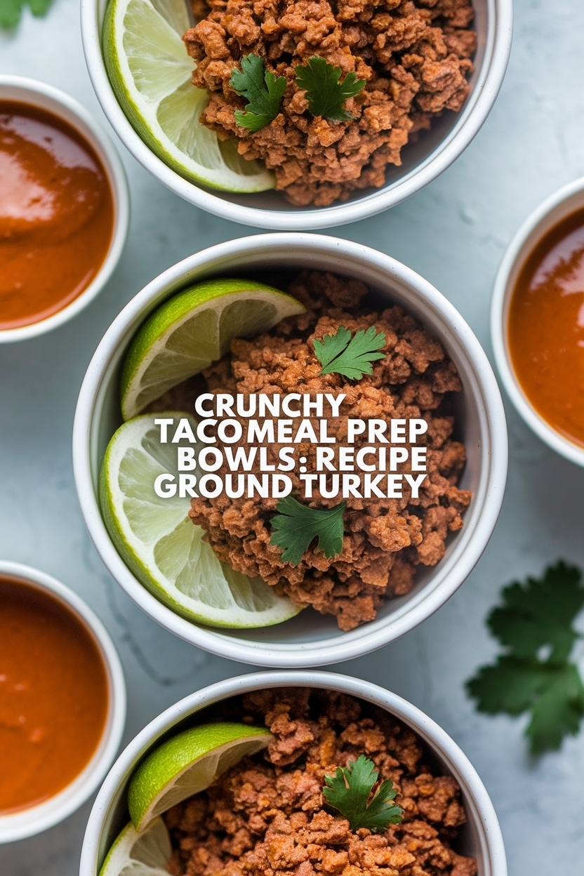 taco meal prep bowls recipe ground turkey