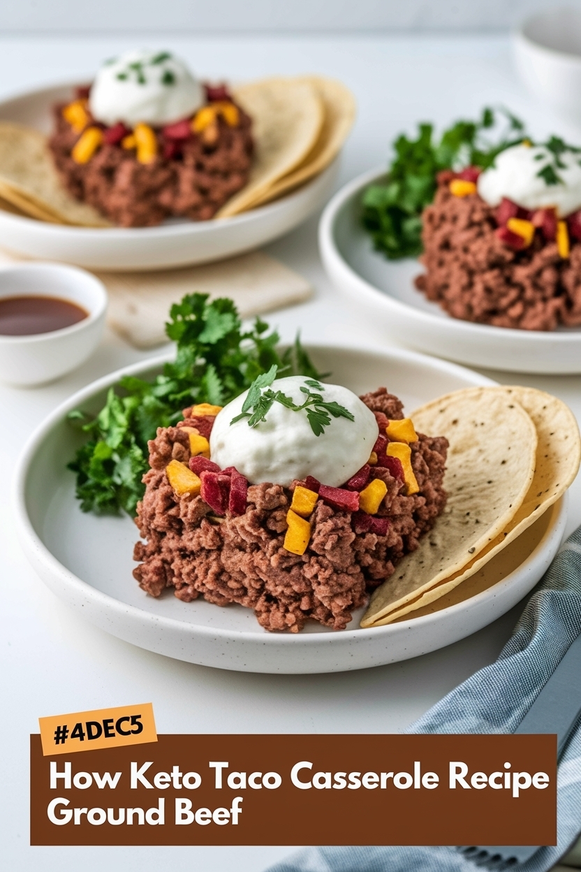 keto taco casserole recipe ground beef