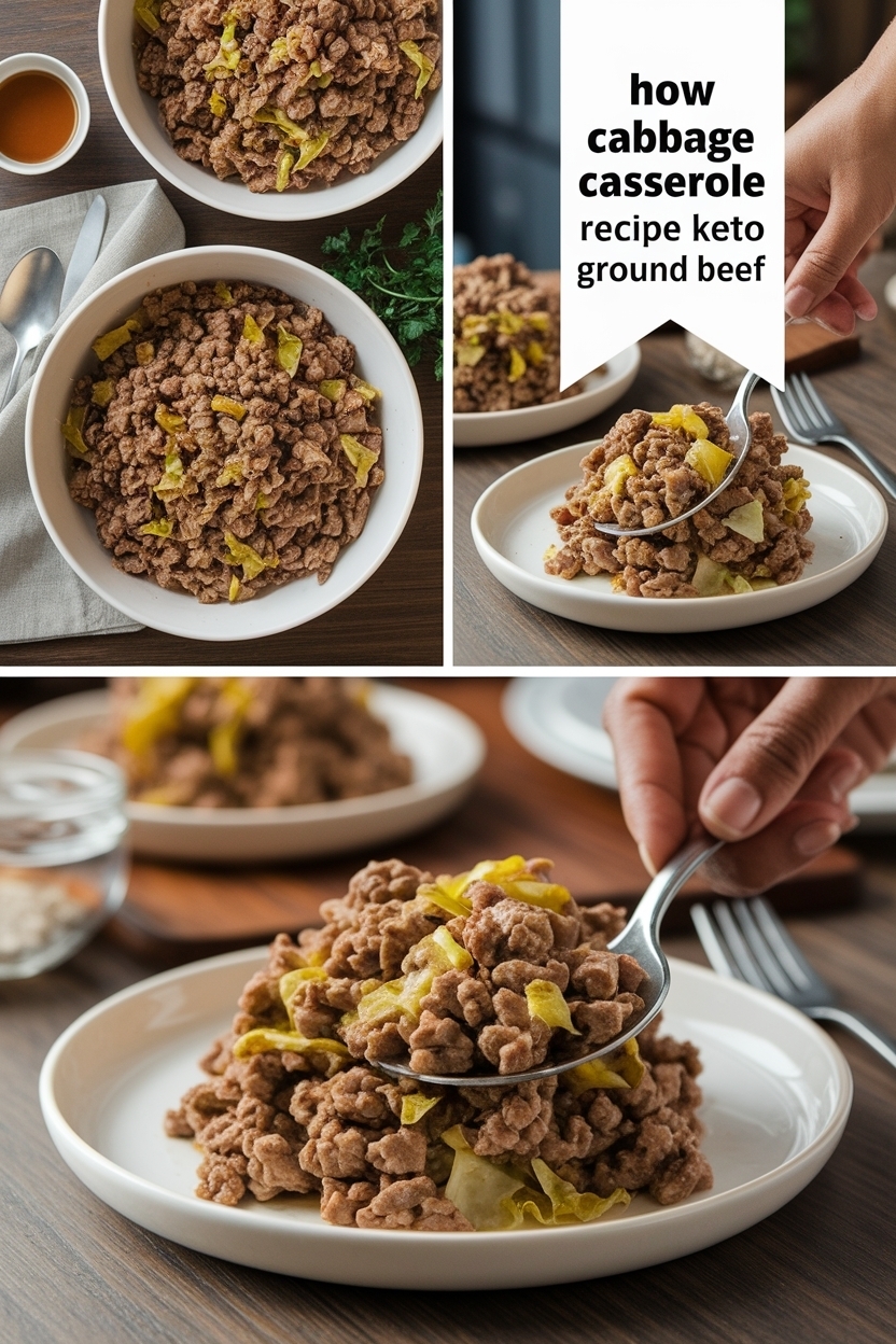cabbage casserole recipe keto ground beef
