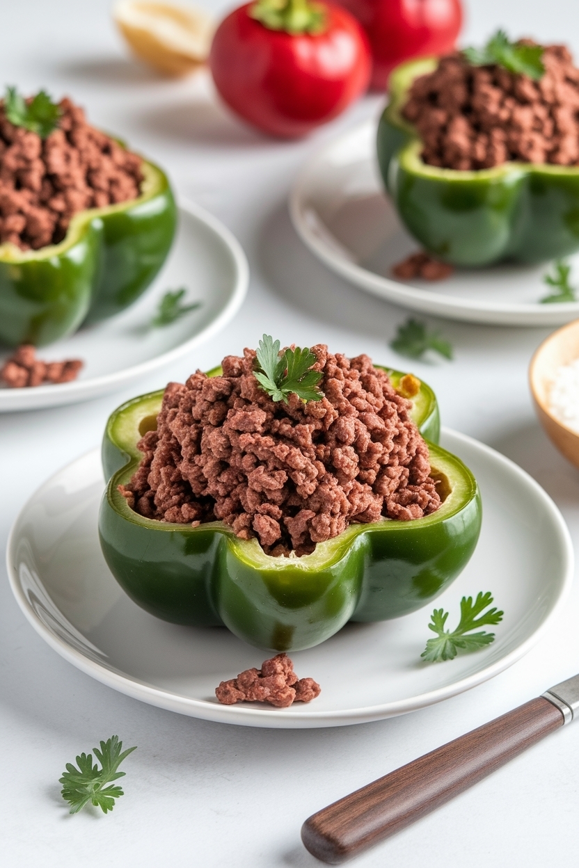 keto stuffed peppers recipe ground beef