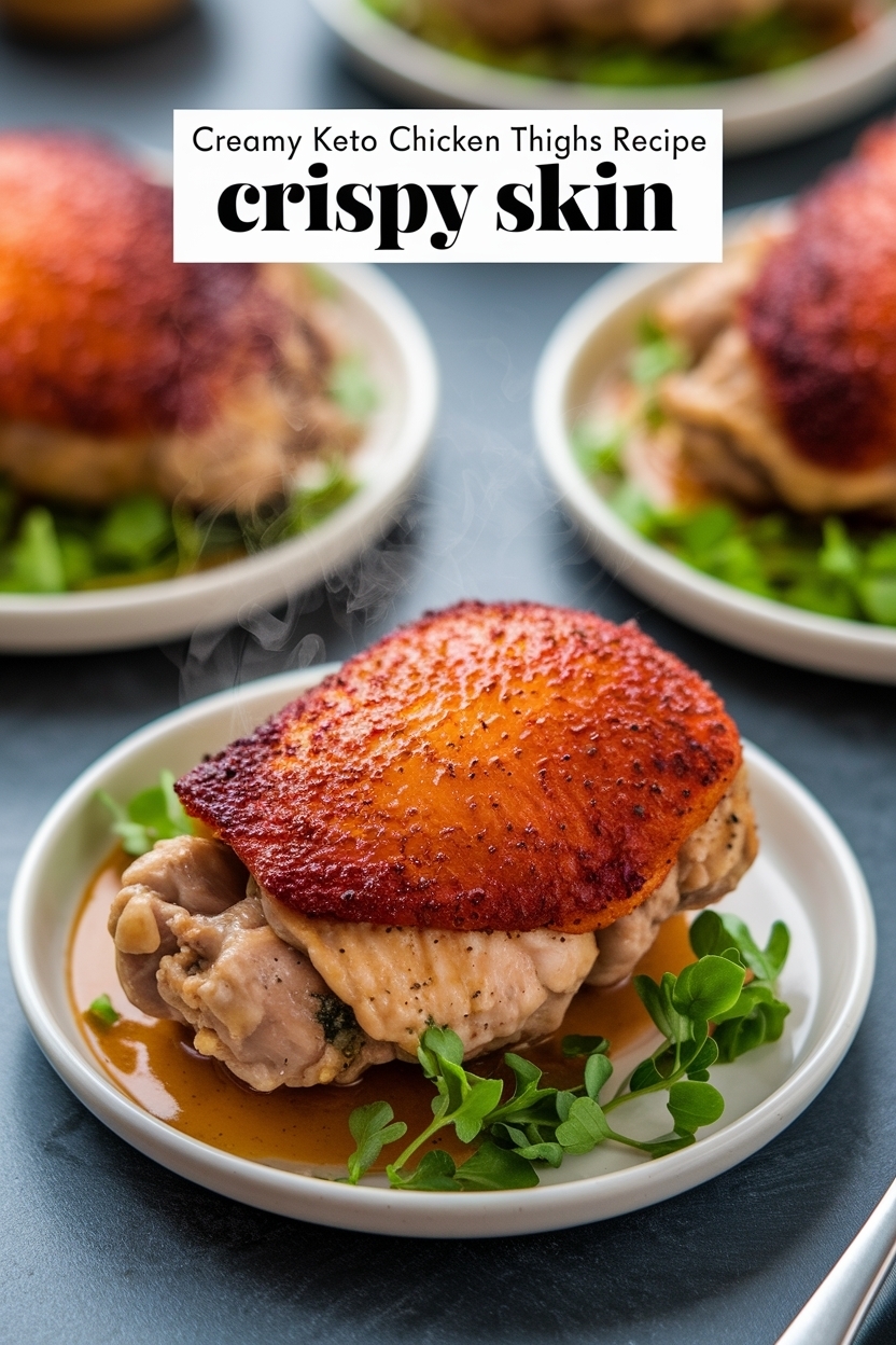 keto chicken thighs recipe crispy skin