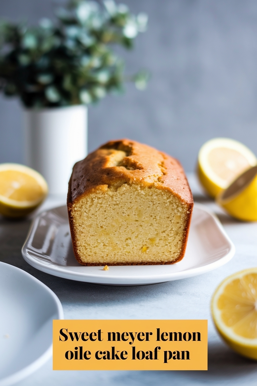 meyer lemon olive oil cake loaf pan