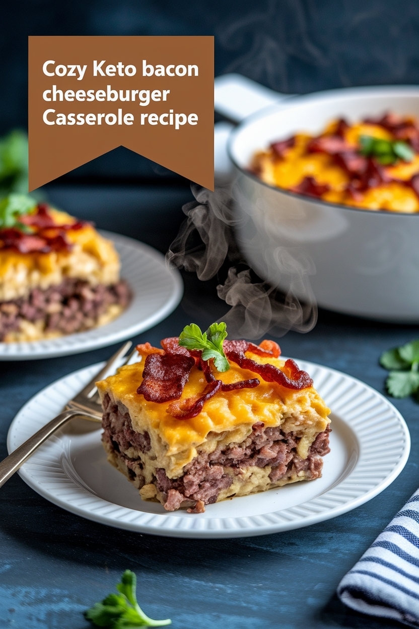 keto bacon cheeseburger casserole recipe
