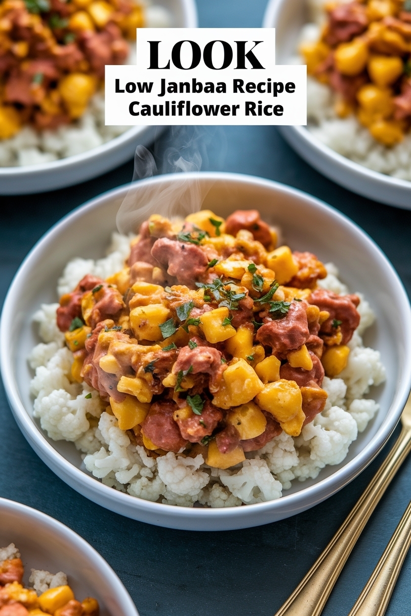 low carb jambalaya recipe cauliflower rice