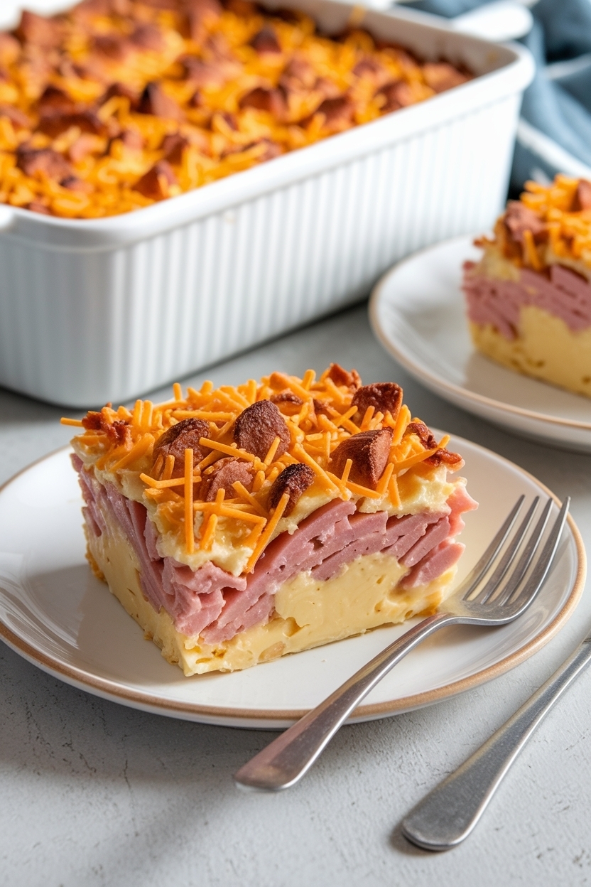 keto ham and cheese casserole recipe