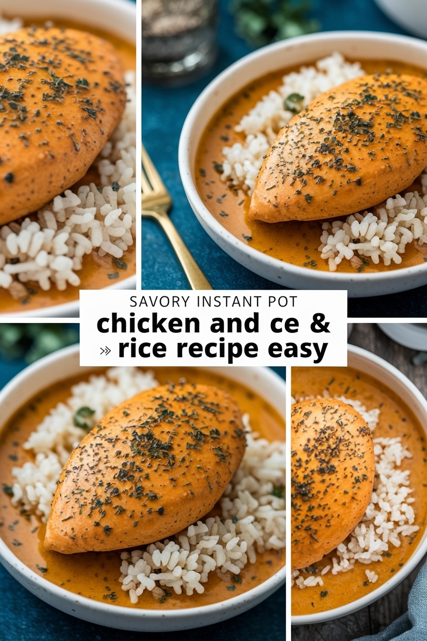 instant pot chicken and rice recipe easy