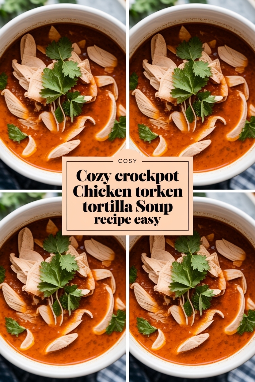 crockpot chicken tortilla soup recipe easy