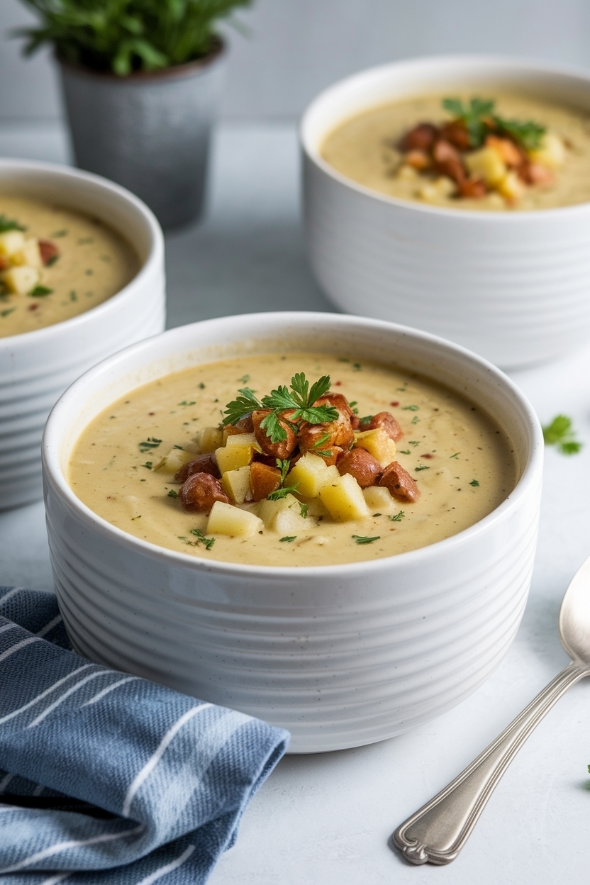 crockpot loaded potato soup recipe creamy