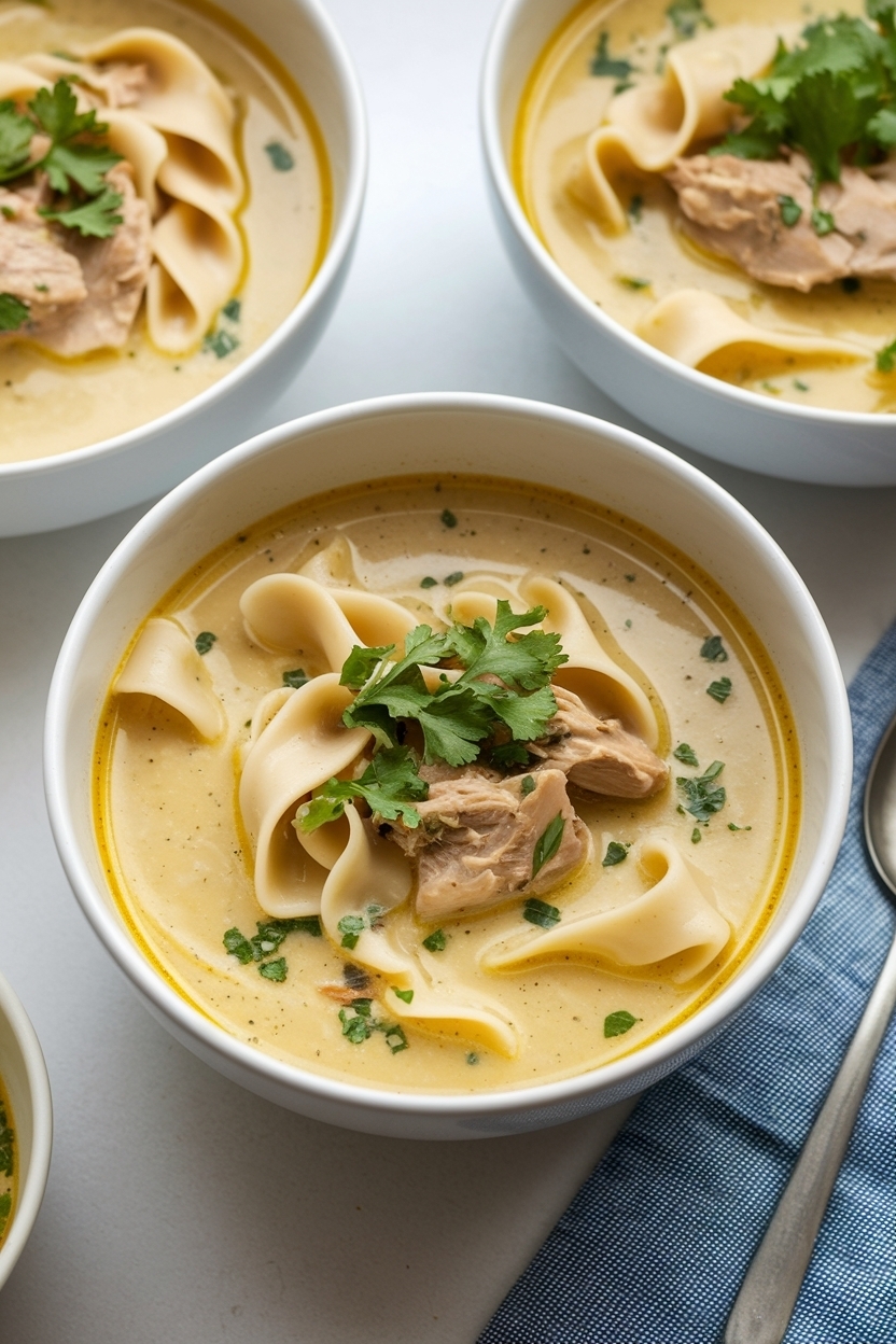 instant pot chicken noodle soup recipe from scratch