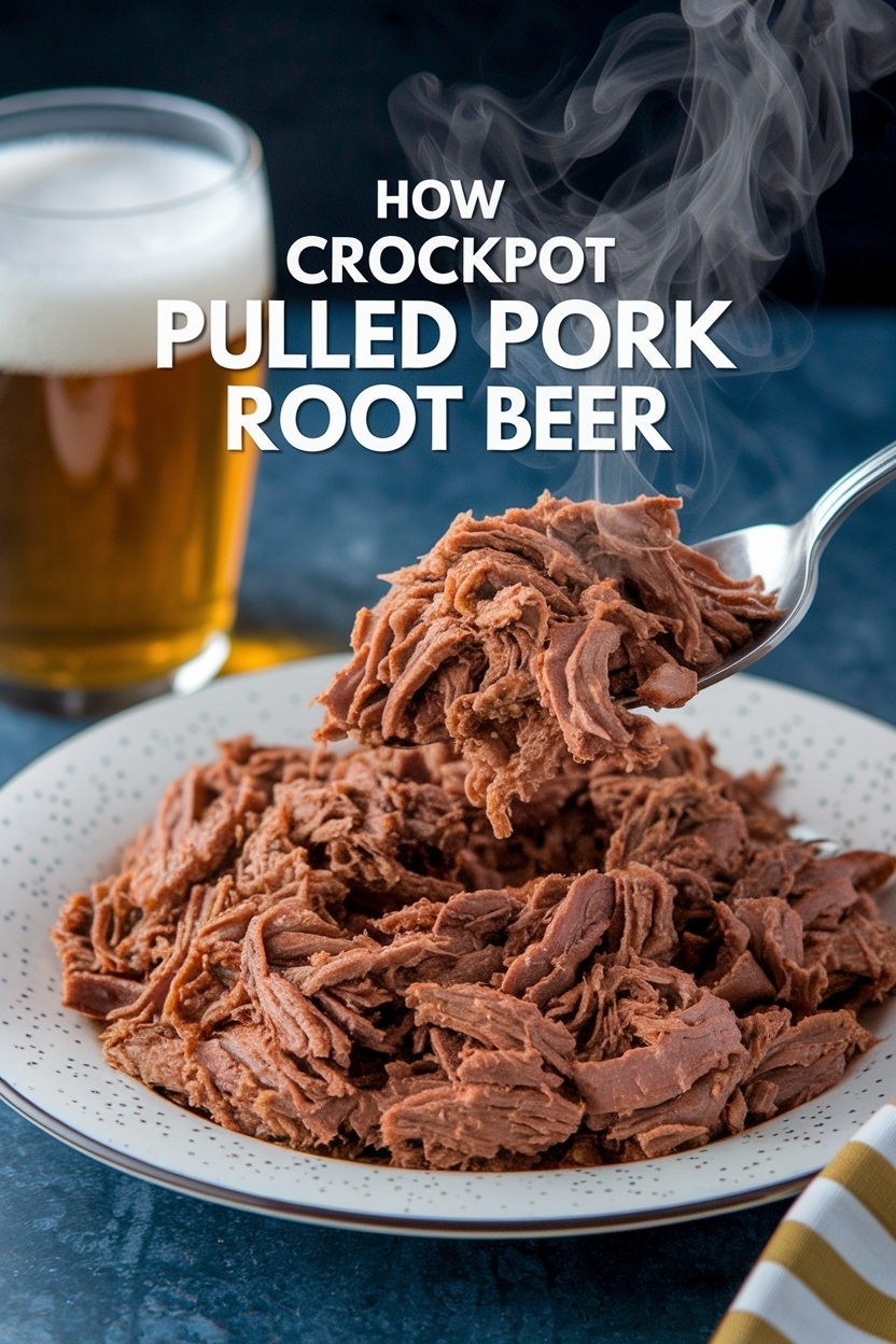 crockpot pulled pork recipe root beer